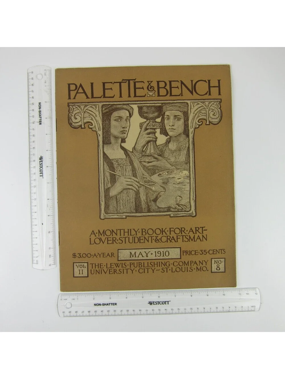 Palette and Bench Monthly Book for Art Lover Student Craftsman May 1910 Antique